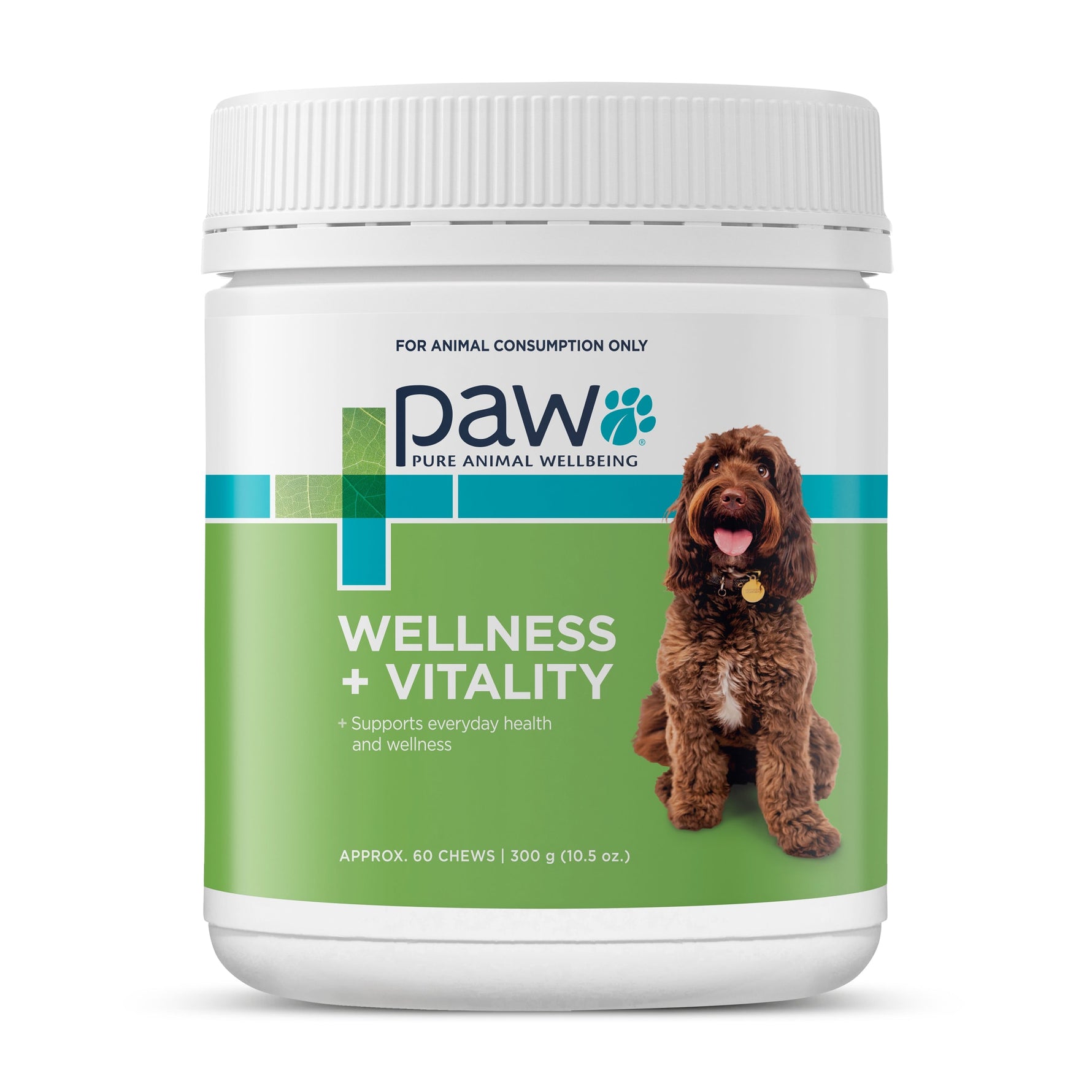 PAW Wellness + Vitality Multivitamin & Wholefood Chews 300g