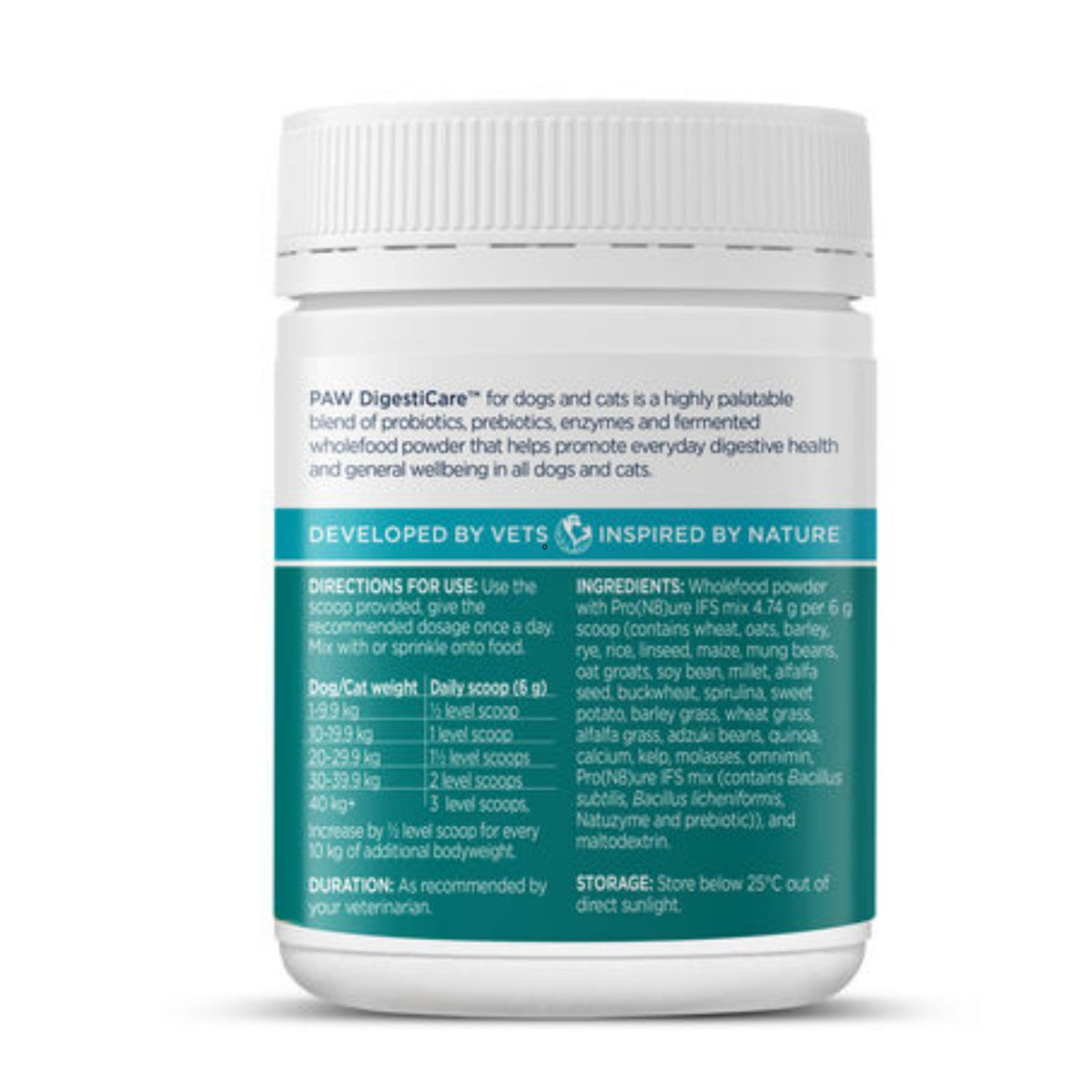 PAW DigestiCare Pre + Probiotic Support 143g