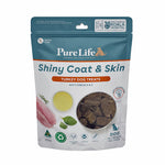 Pure Life Shiny Coat & Skin Turkey Dog Treats 100g