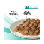 PRO PLAN Veterinary Diet Feline EN Gastrointestinal Chicken Pouches Wet Cat Food 85g x 10