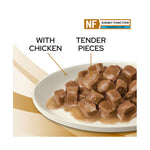 PRO PLAN Veterinary Diet Feline NF Renal Function Advanced Care Chicken Pouches Wet Cat Food 85g x 10