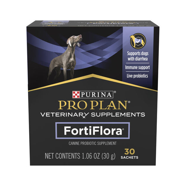PRO PLAN Veterinary Supplements FortiFlora Canine Probiotic Supplement 30 x 1g sachets