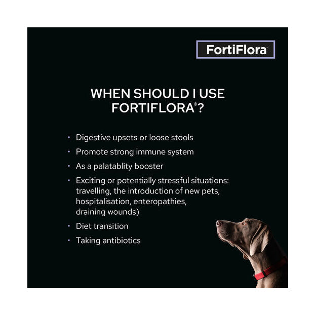 PRO PLAN Veterinary Supplements FortiFlora Canine Probiotic Supplement 30 x 1g sachets