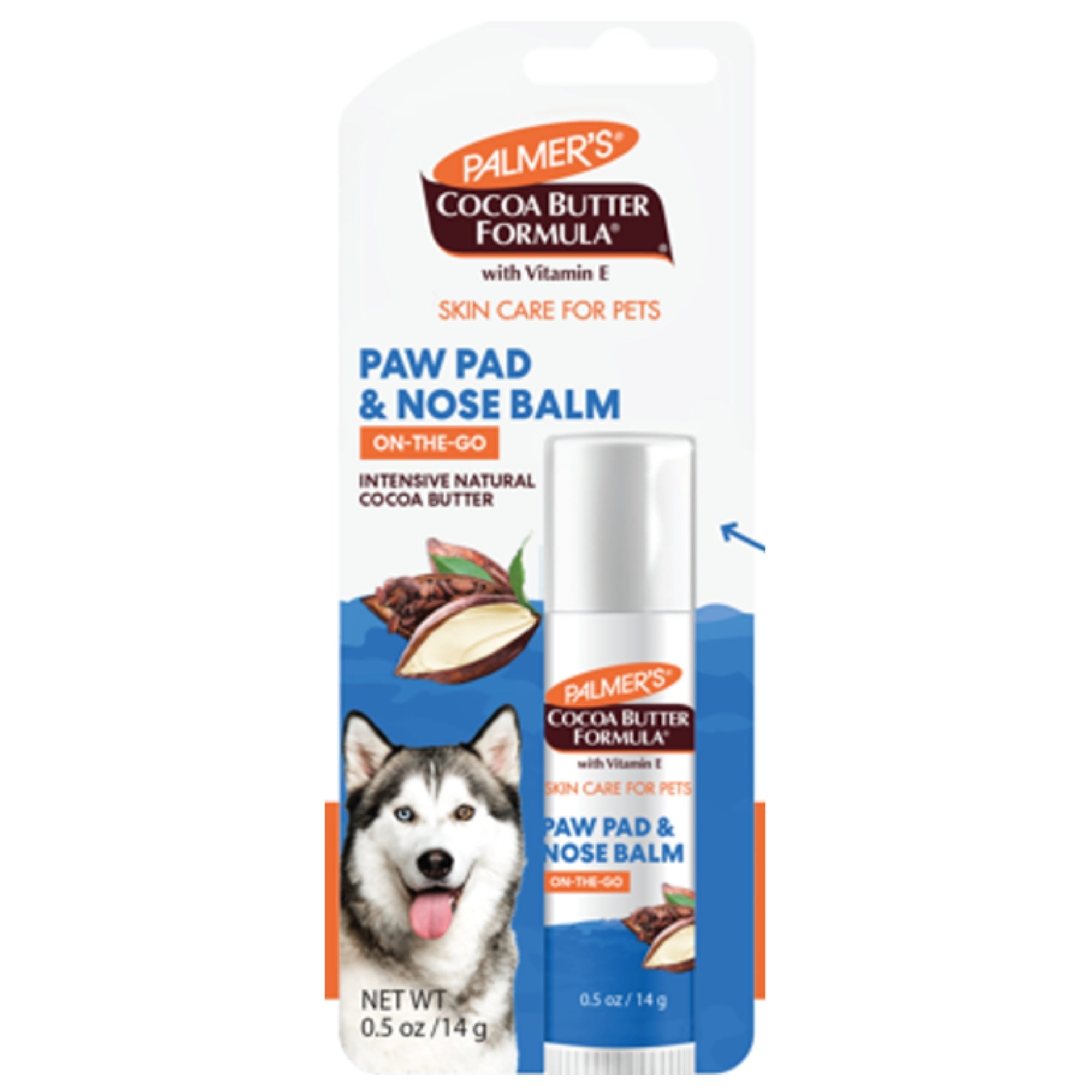 Palmer's for Pets Paw Pad & Nose Balm On-the-Go with Cocoa Butter 14g