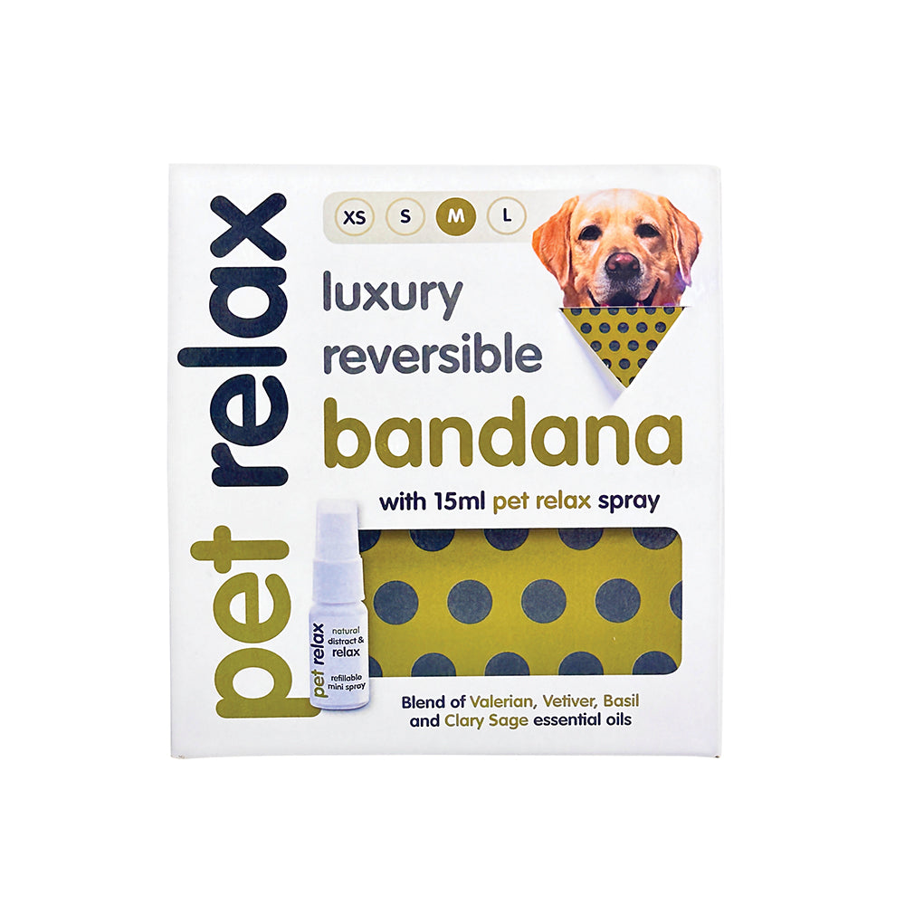 Pet Relax Luxury Reversible Bandana Kit