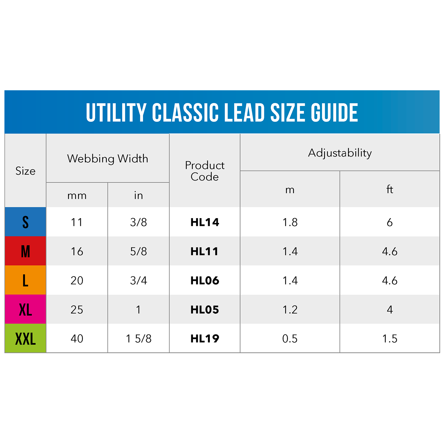 Rogz Utility Classic Fixed Length Lead