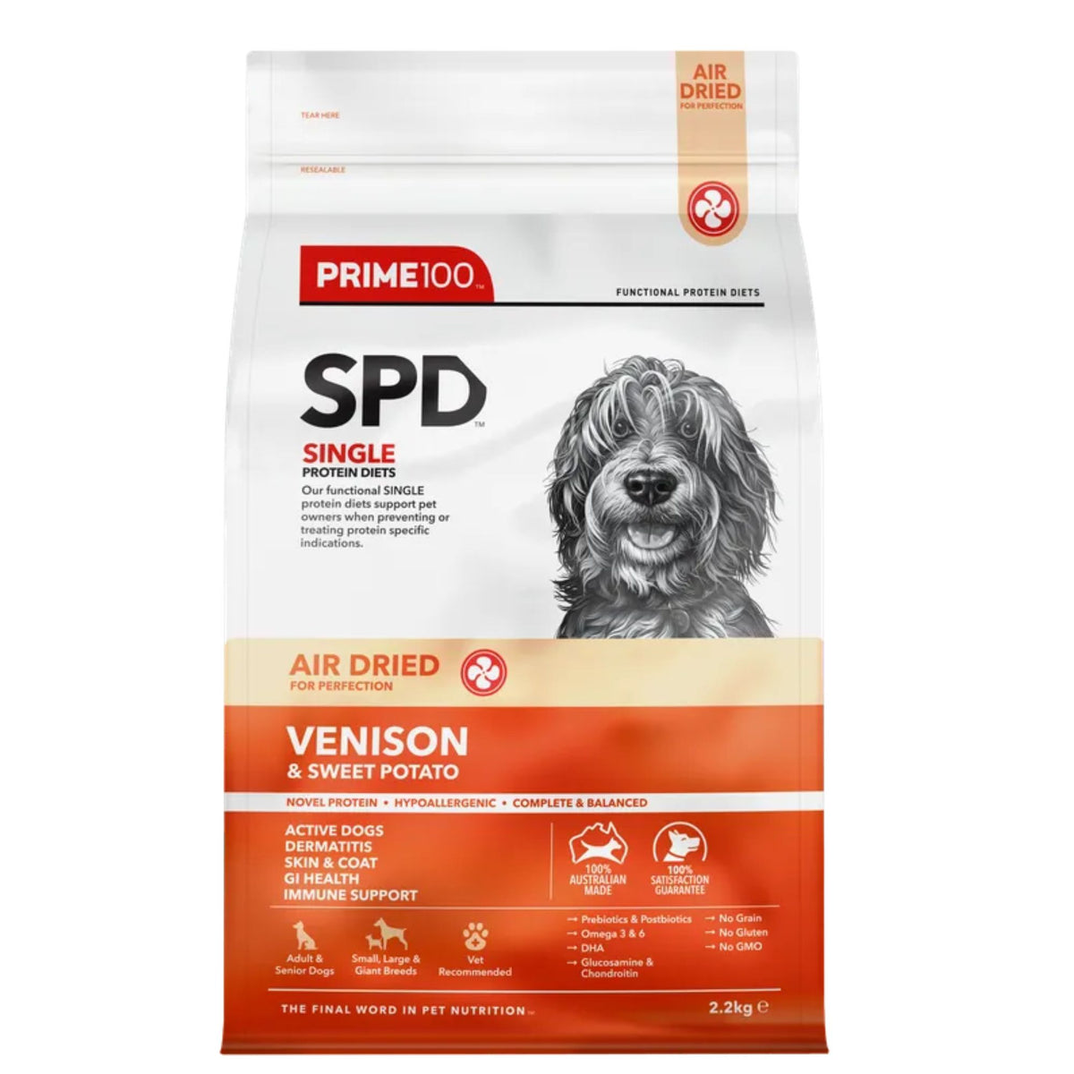 Prime100 SPD Air Dried Venison & Sweet Potato