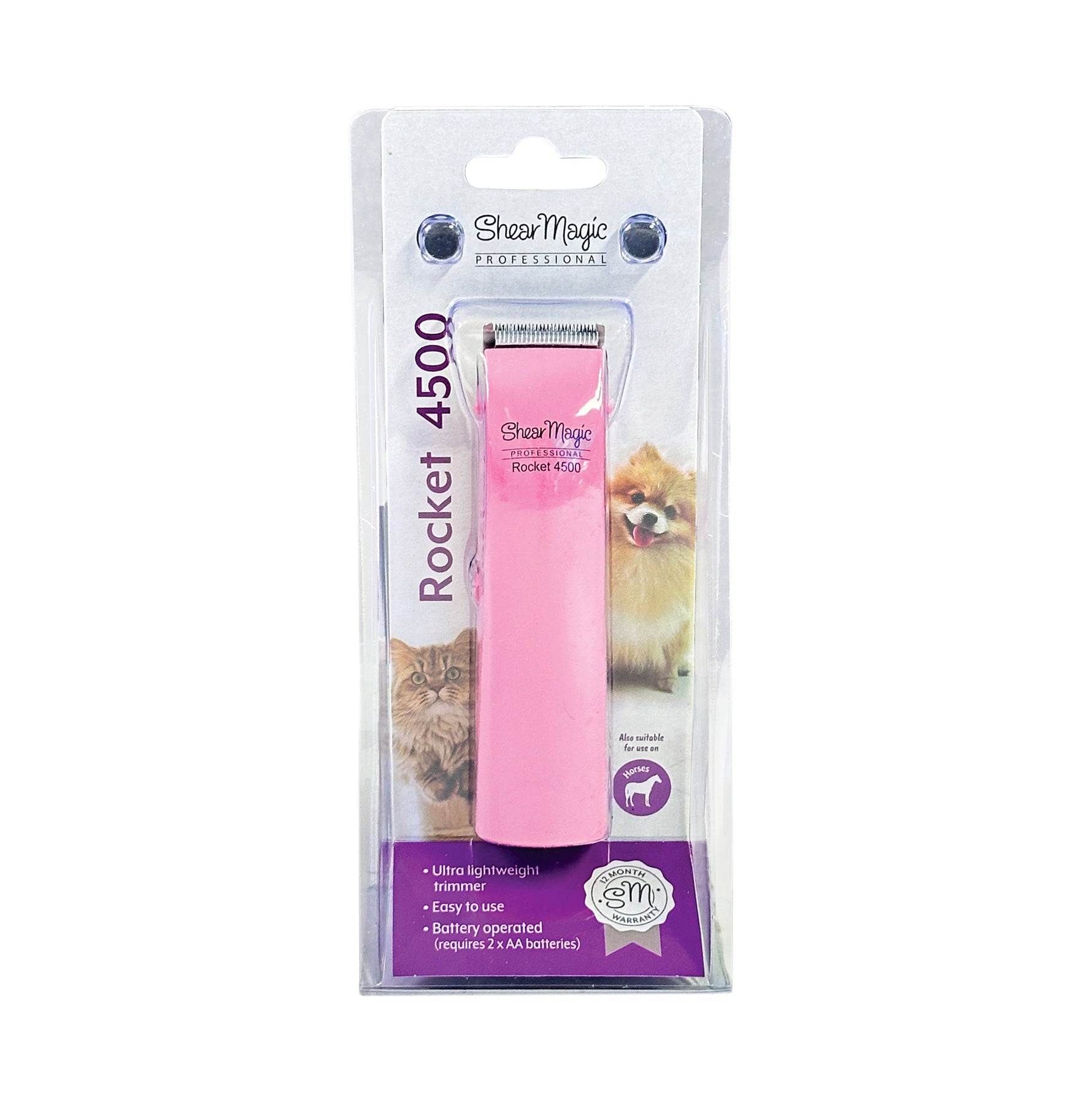 Shear Magic Rocket 4500 Battery Operated Pet Trimmer