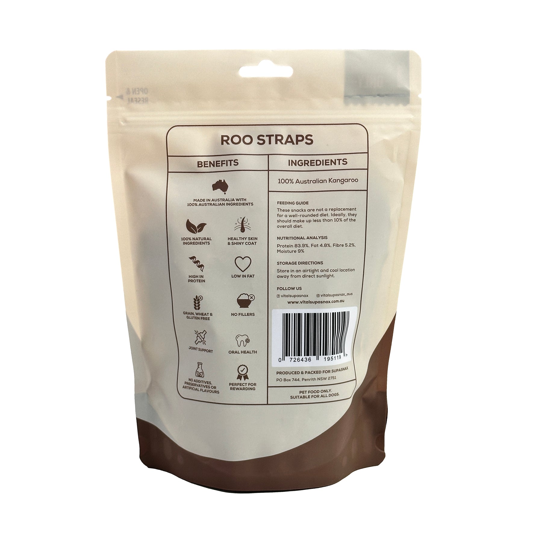 SupaSnax Roo Straps