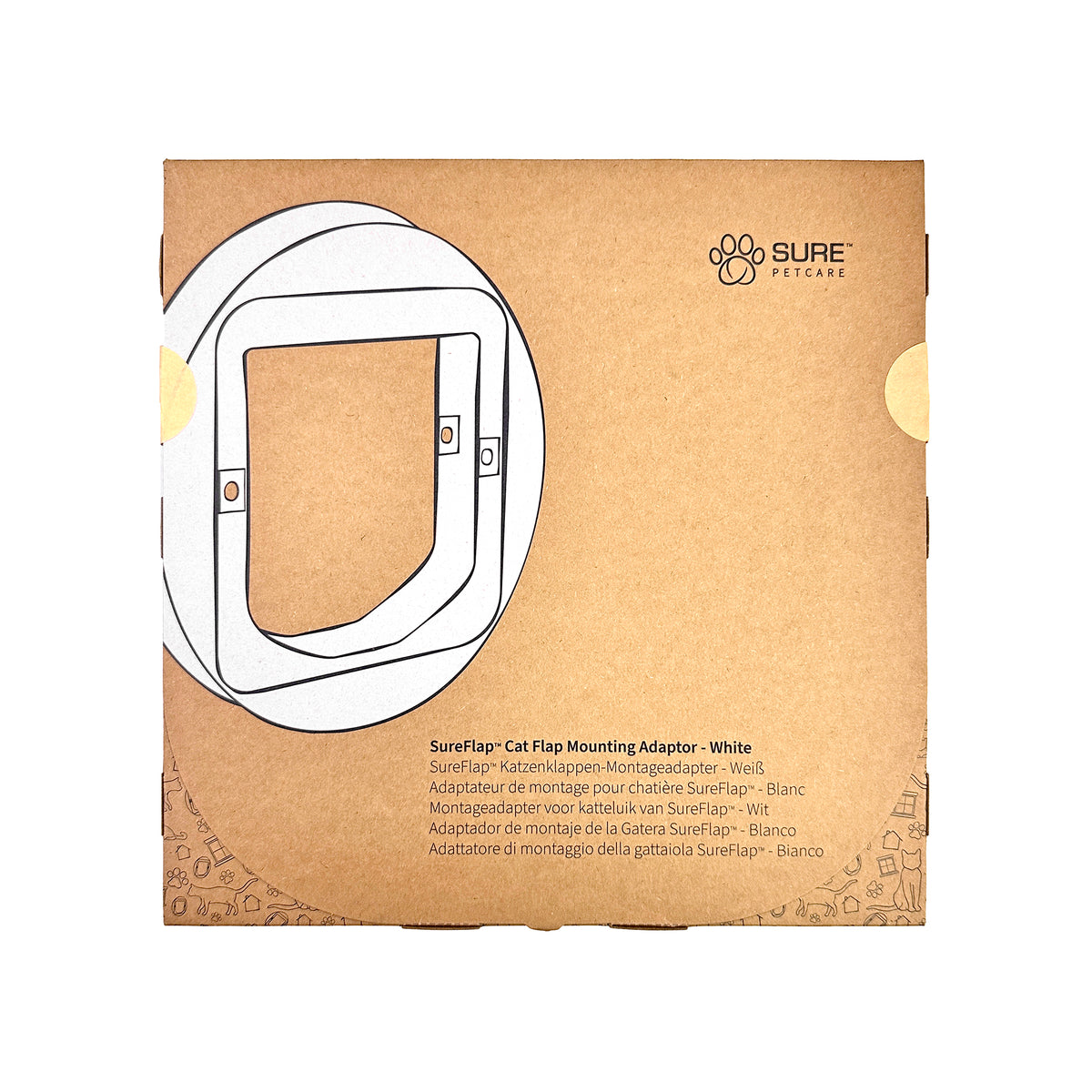 Sureflap Cat Flap Mounting Adaptor