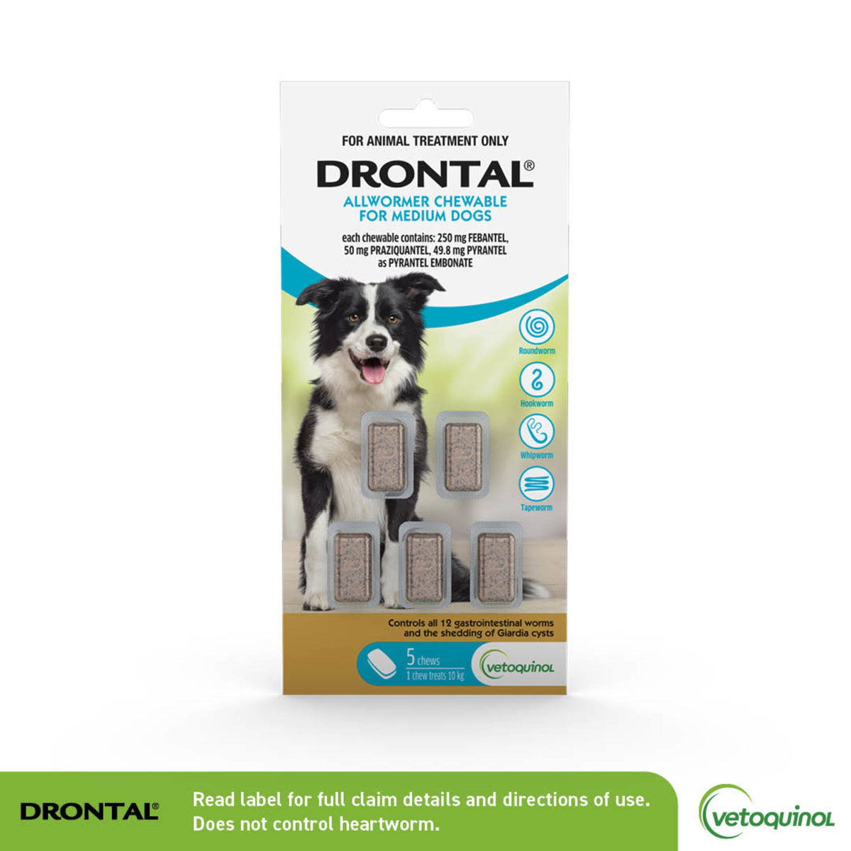 Drontal Allwormer Chews for Medium Dogs