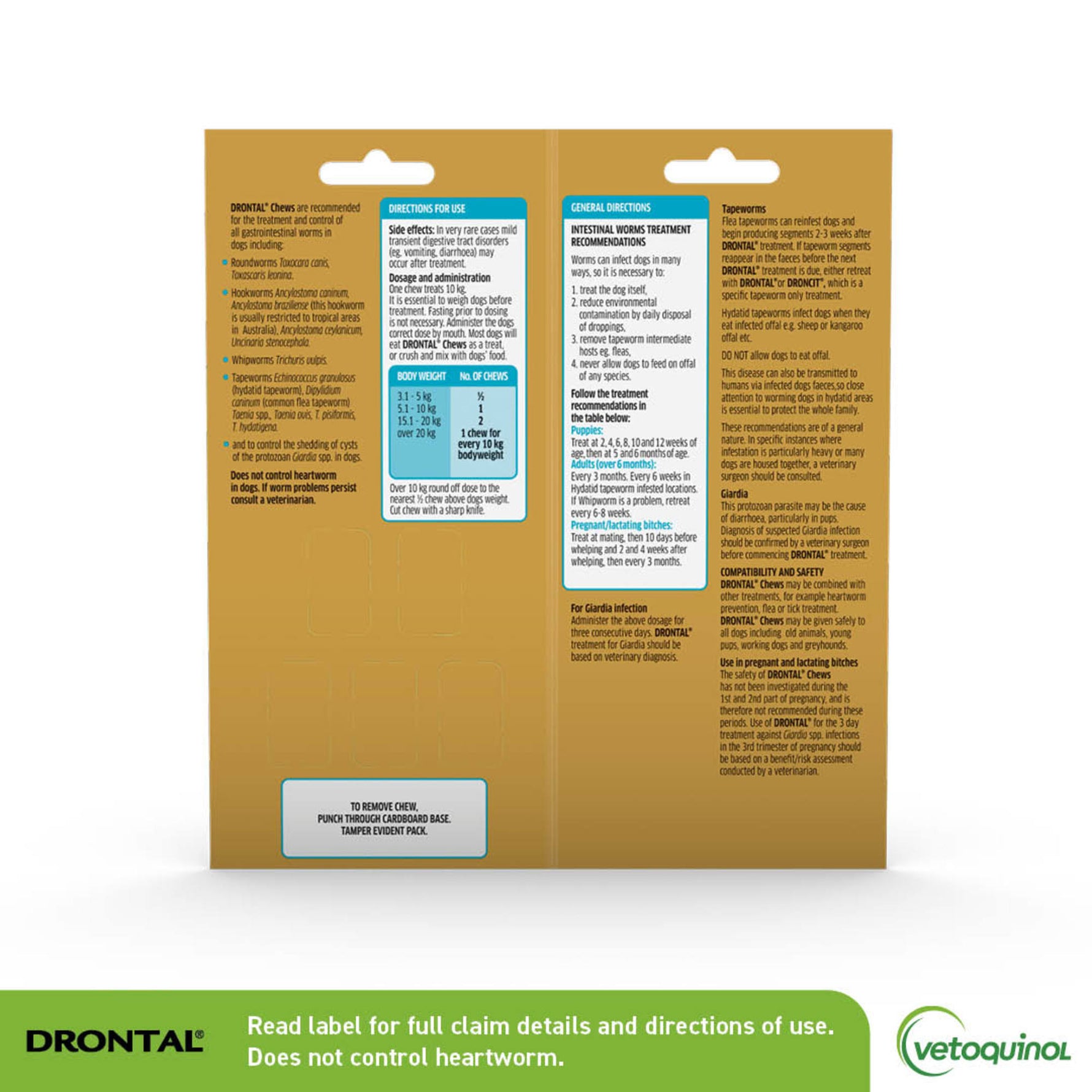 Drontal Allwormer Chews for Medium Dogs
