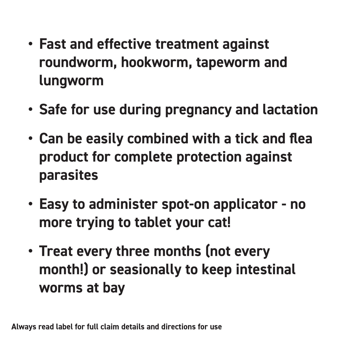 Profender Spot-On Allwormer for Cats, 2 Pipettes