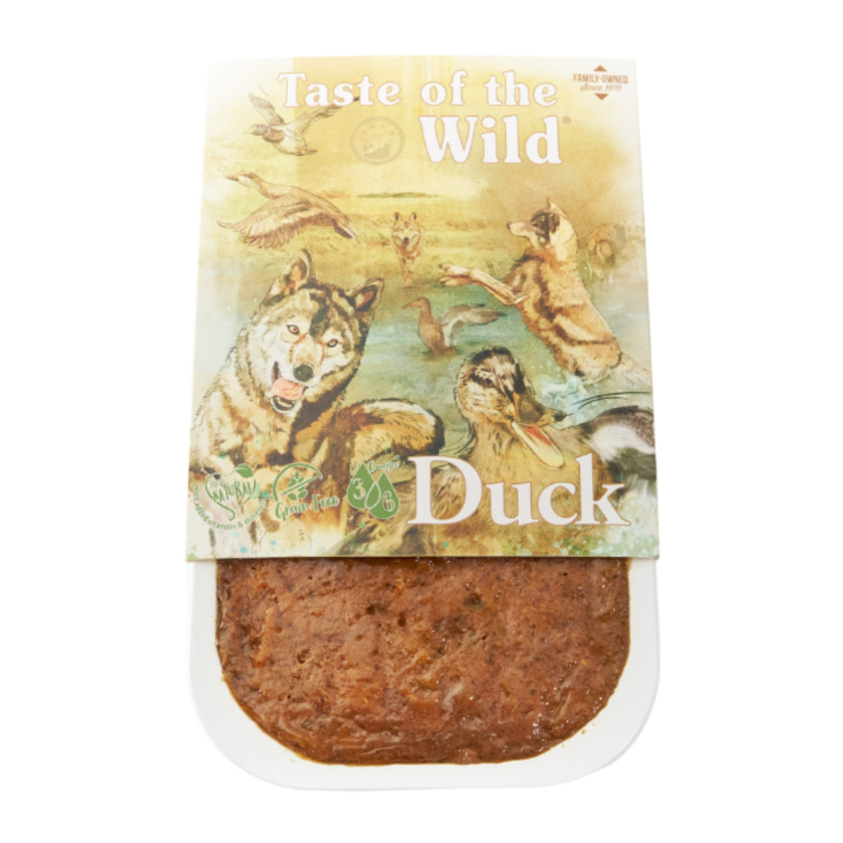 Taste of the Wild Duck & Chicken with Fruit & Vegetables Adult Wet Dog Food Tray 390g X 7