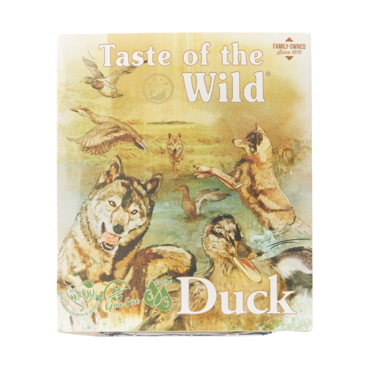 Taste of the Wild Duck & Chicken with Fruit & Vegetables Adult Wet Dog Food Tray 390g X 7