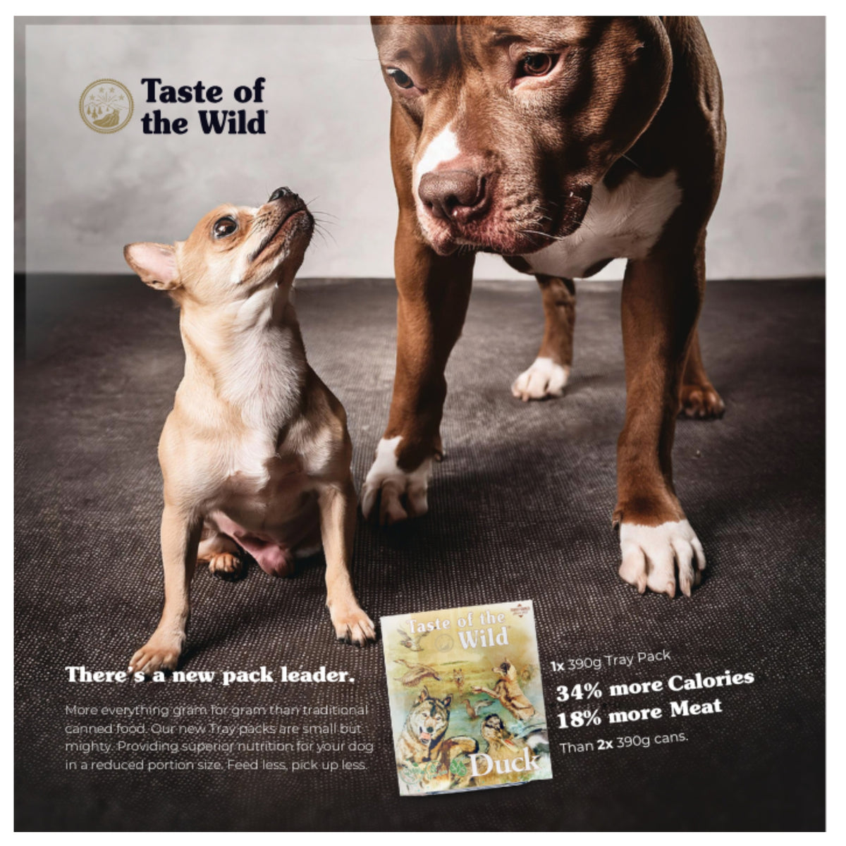 Taste of the Wild Duck & Chicken with Fruit & Vegetables Adult Wet Dog Food Tray 390g X 7