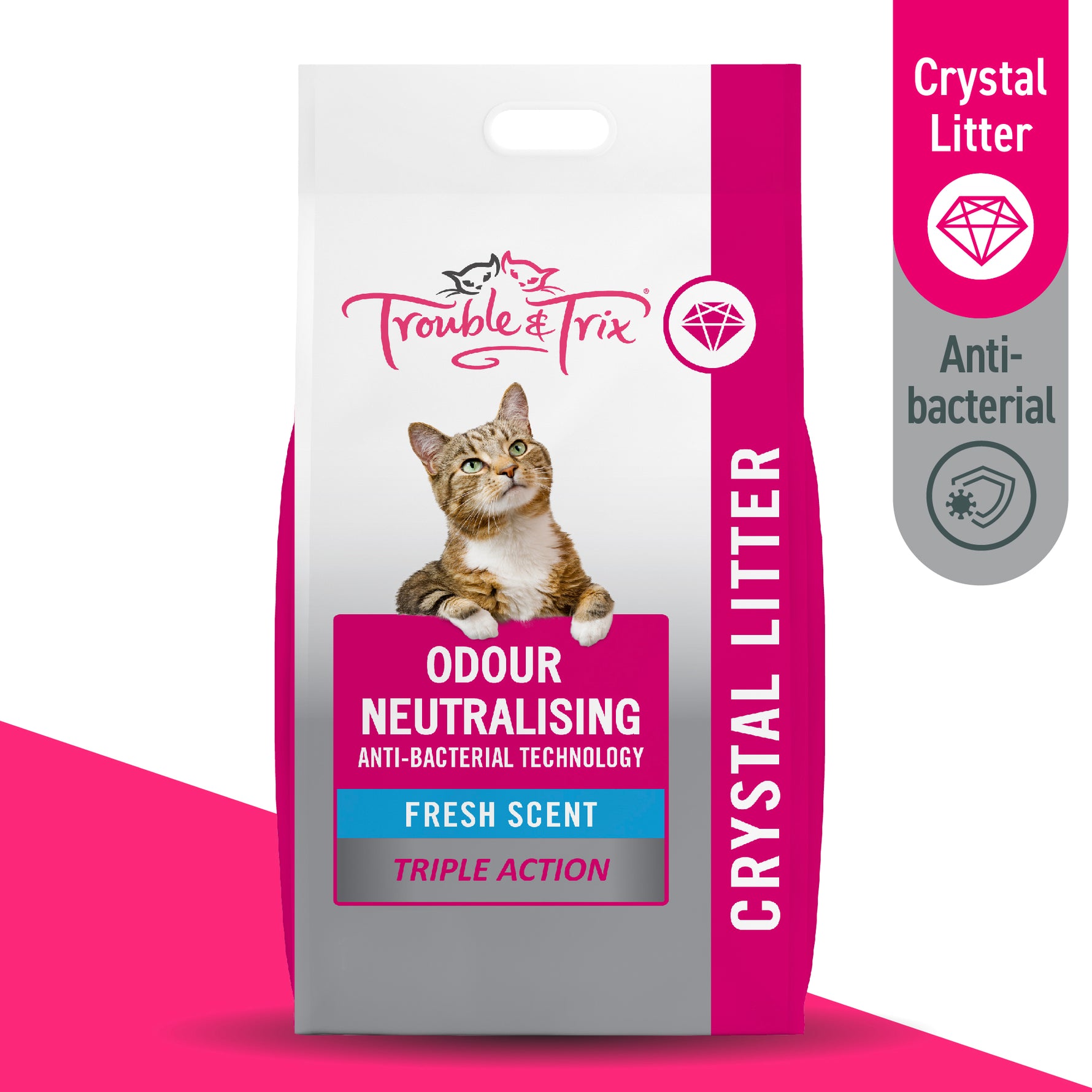 Trouble & Trix Crystal Odour Neutralising Cat Litter