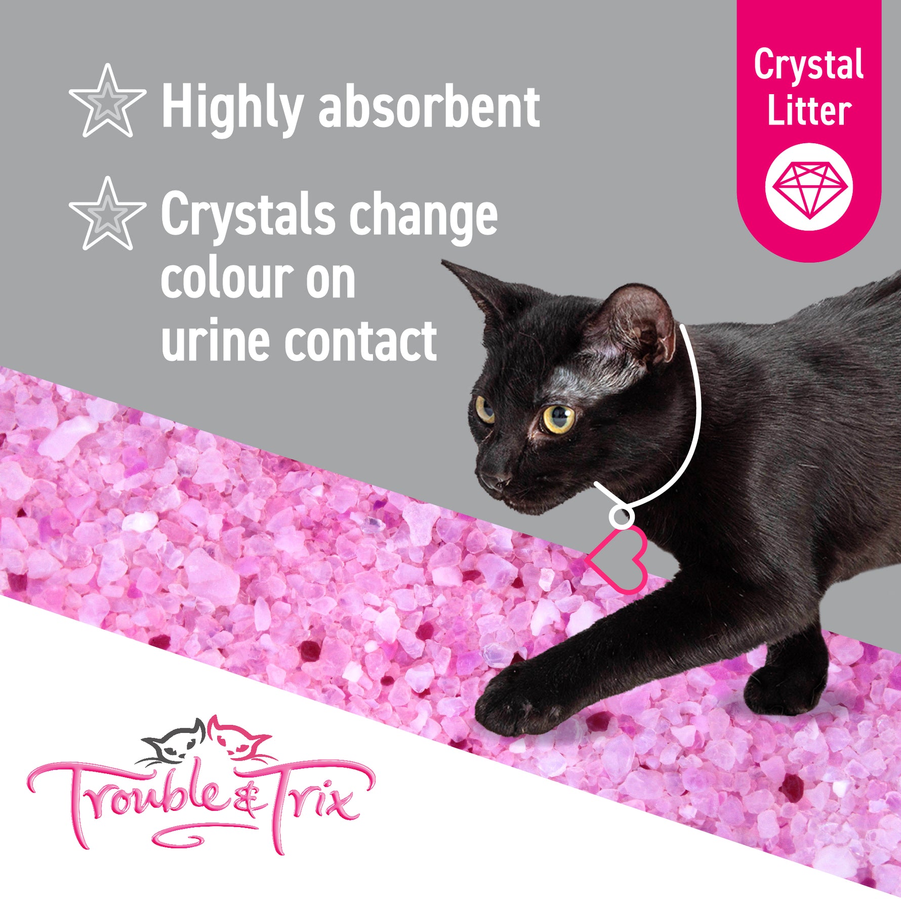 Trouble & Trix Crystal Odour Neutralising Cat Litter