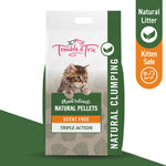Trouble & Trix Natural Pellet Tofu Clumping Cat Litter 10L