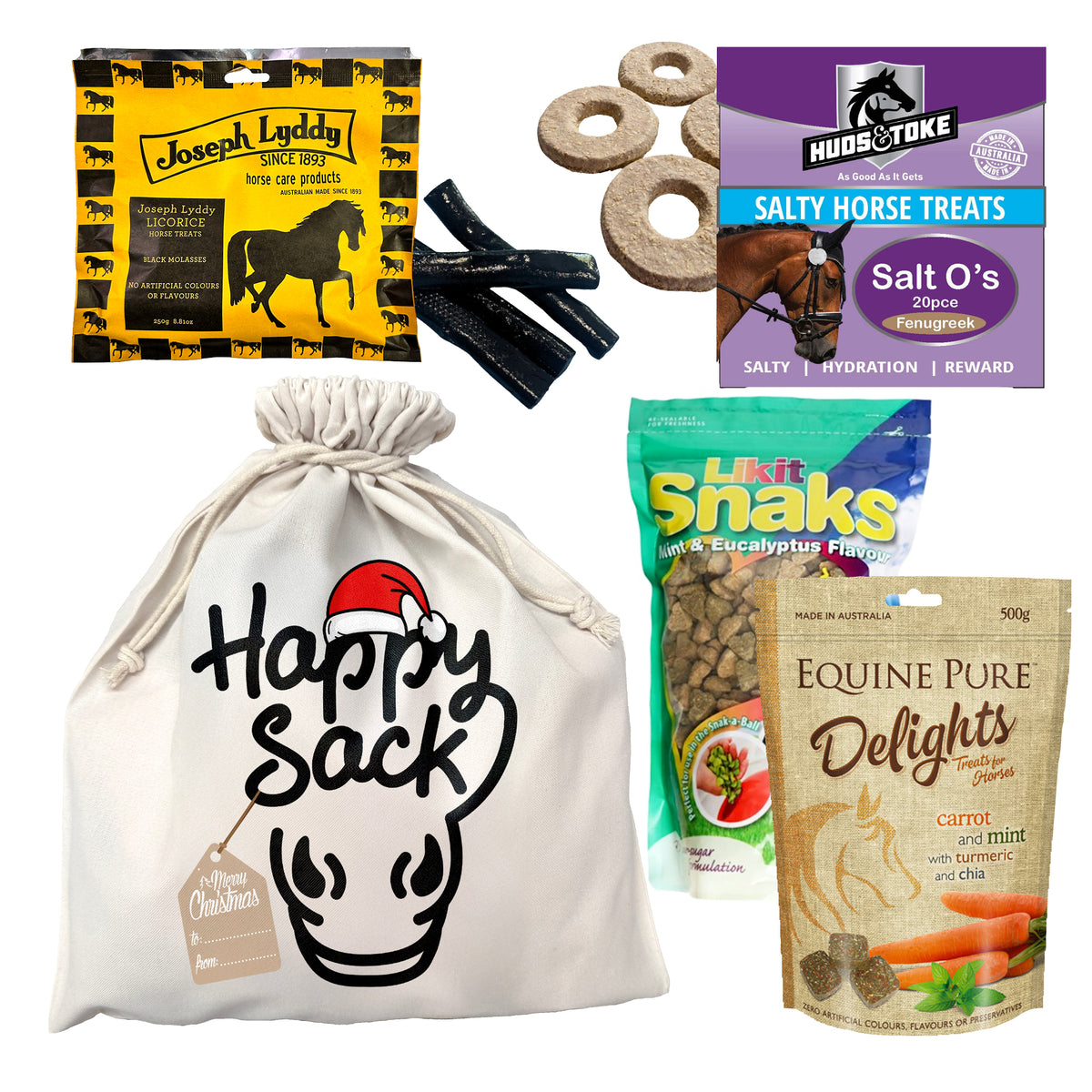 Ho-Ho Hayburner Christmas Happy Sack for Horses