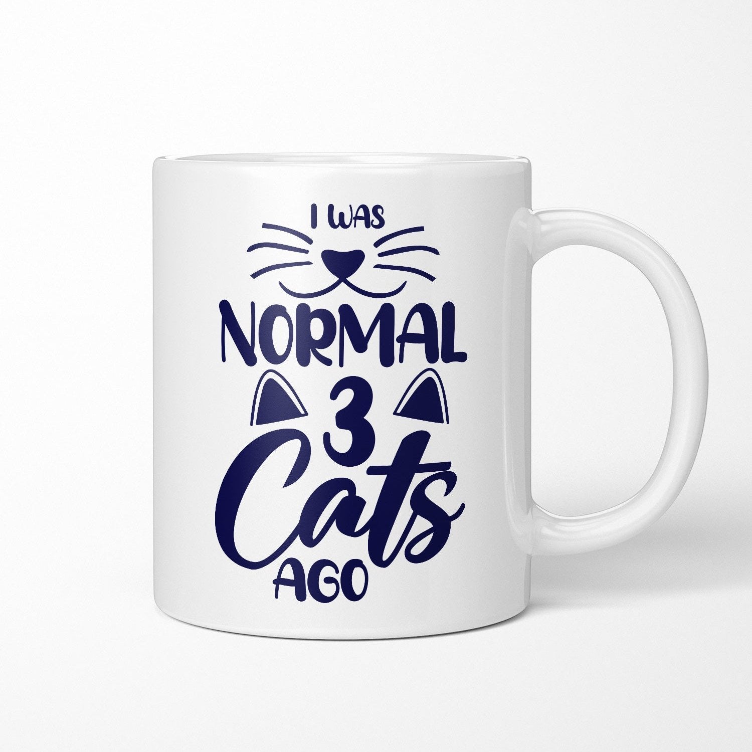 Normal 3 Cats Ago Ceramic Mug
