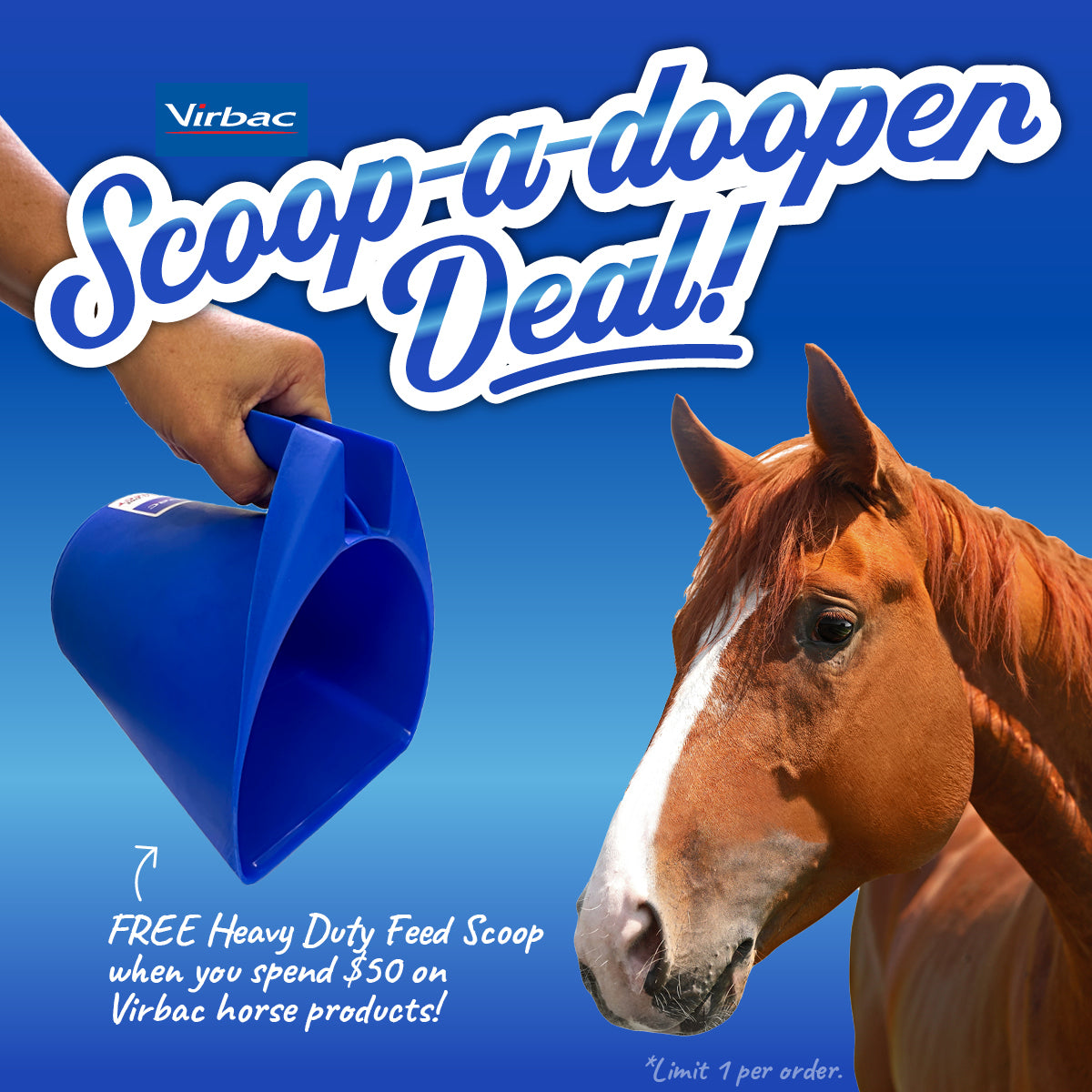 Virbac Scoop-a-dooper Feed Scoop (Spend $50 or more on Virbac Equine products)
