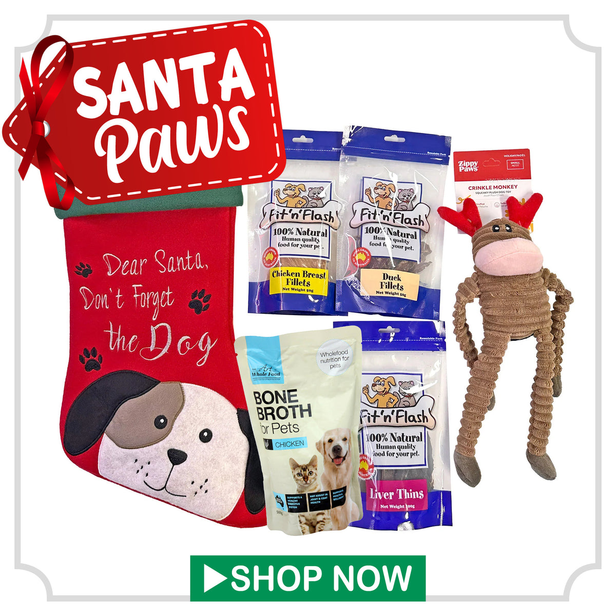 Santa Paws Doggy Stocking