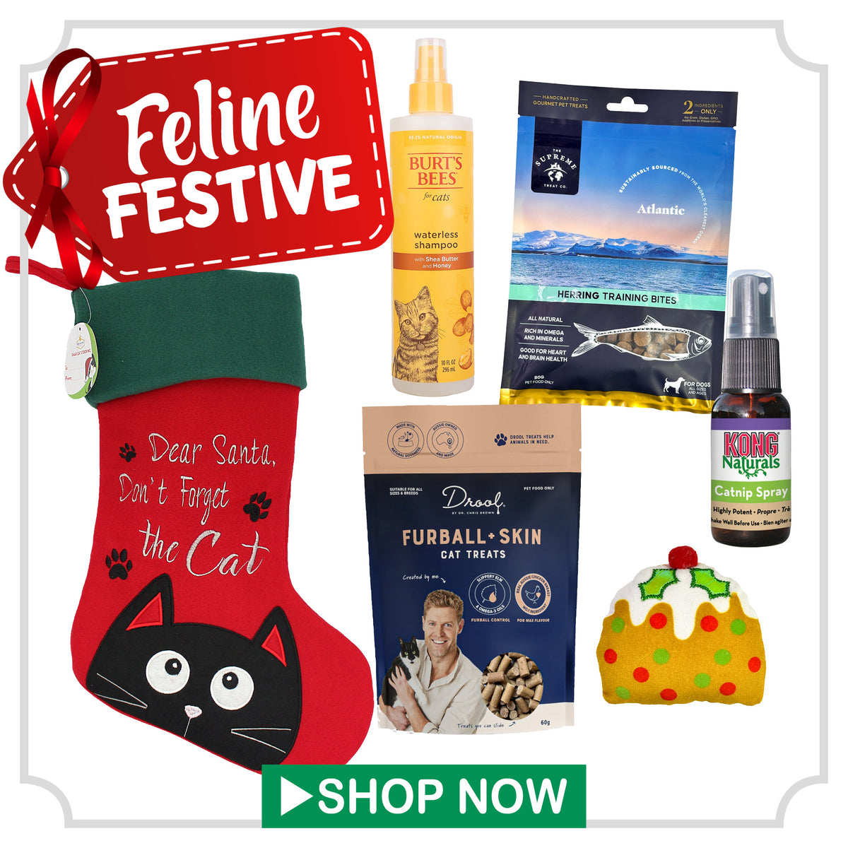 Feline Festive Catmas Stocking