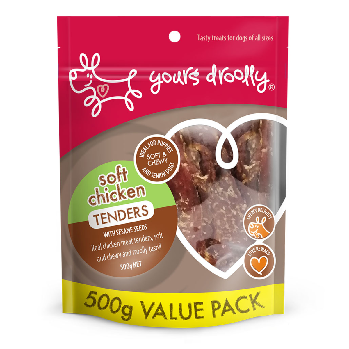Yours Droolly Soft Chicken Tenders 500g