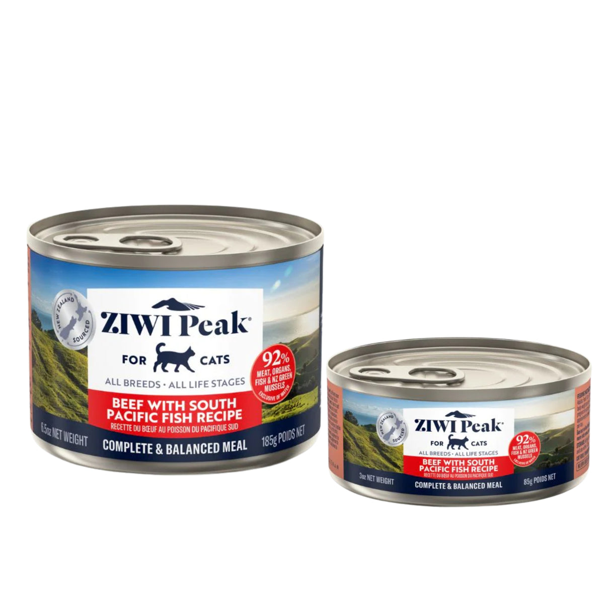 Ziwi Peak Beef with South Pacific Fish Wet Cat Food