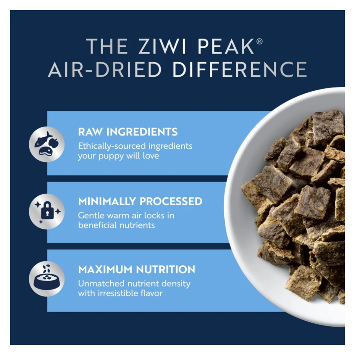 Ziwi Peak Air-Dried New Zealand Chicken & Lamb Puppy Food 400g