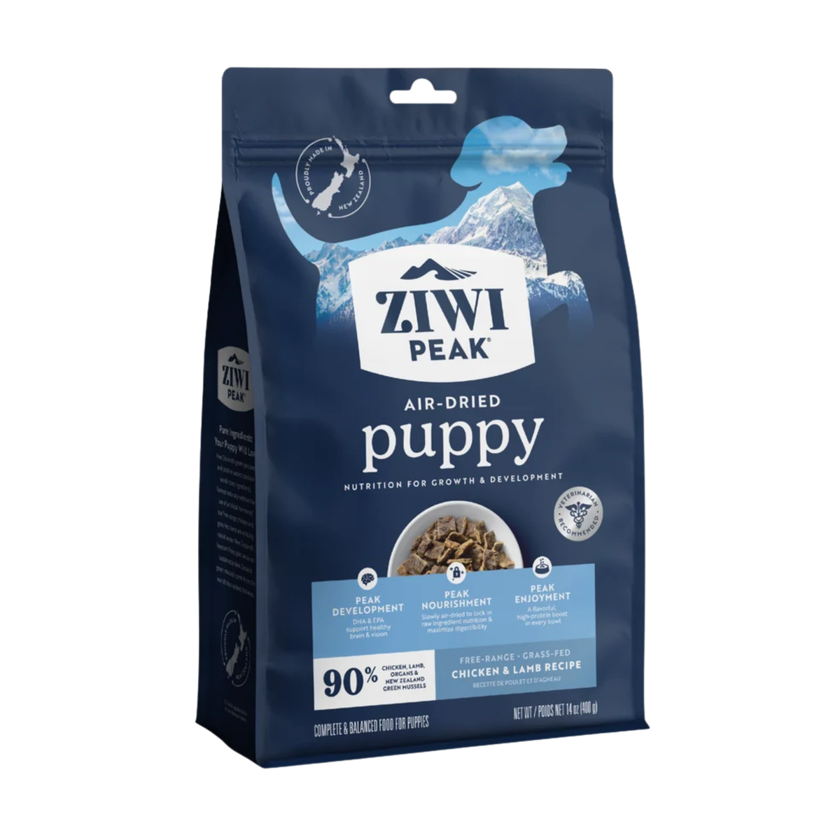 Ziwi Peak Air-Dried New Zealand Chicken & Lamb Puppy Food 400g