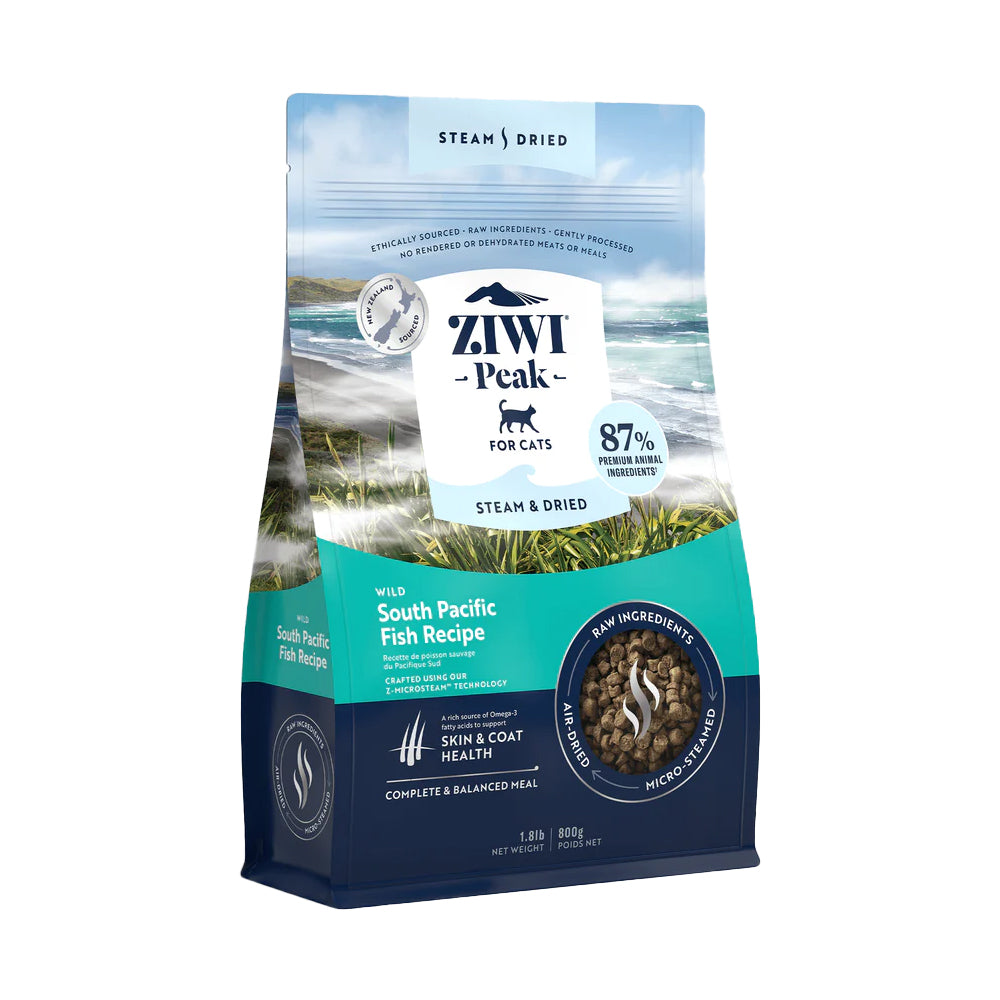 Ziwi Peak Steam & Dried Wild South Pacific Fish Dry Cat Food