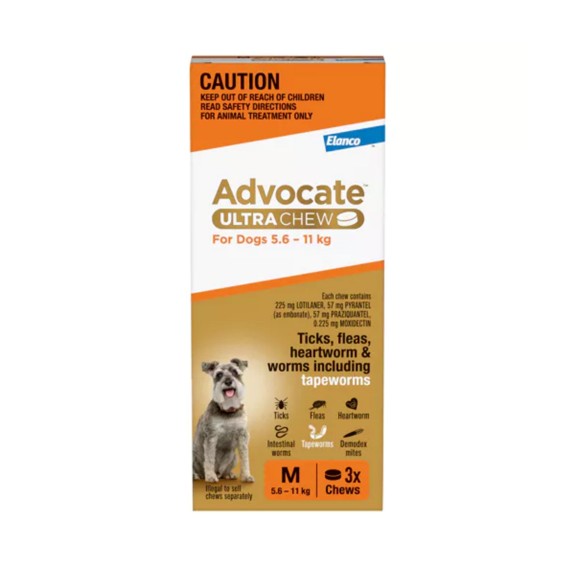 ADVOCATE Ultra Chew for Medium Dogs 5.6-11kg