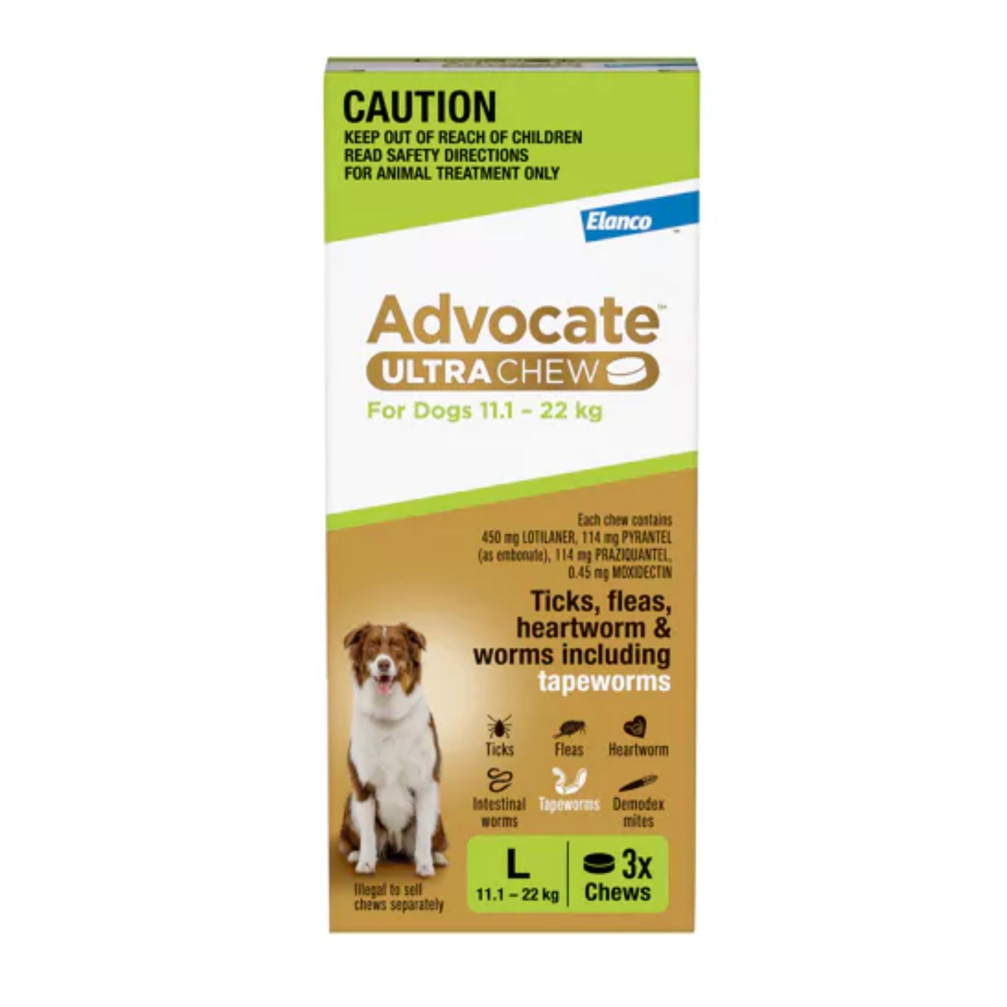 ADVOCATE Ultra Chew for Large Dogs 11.1-22kg