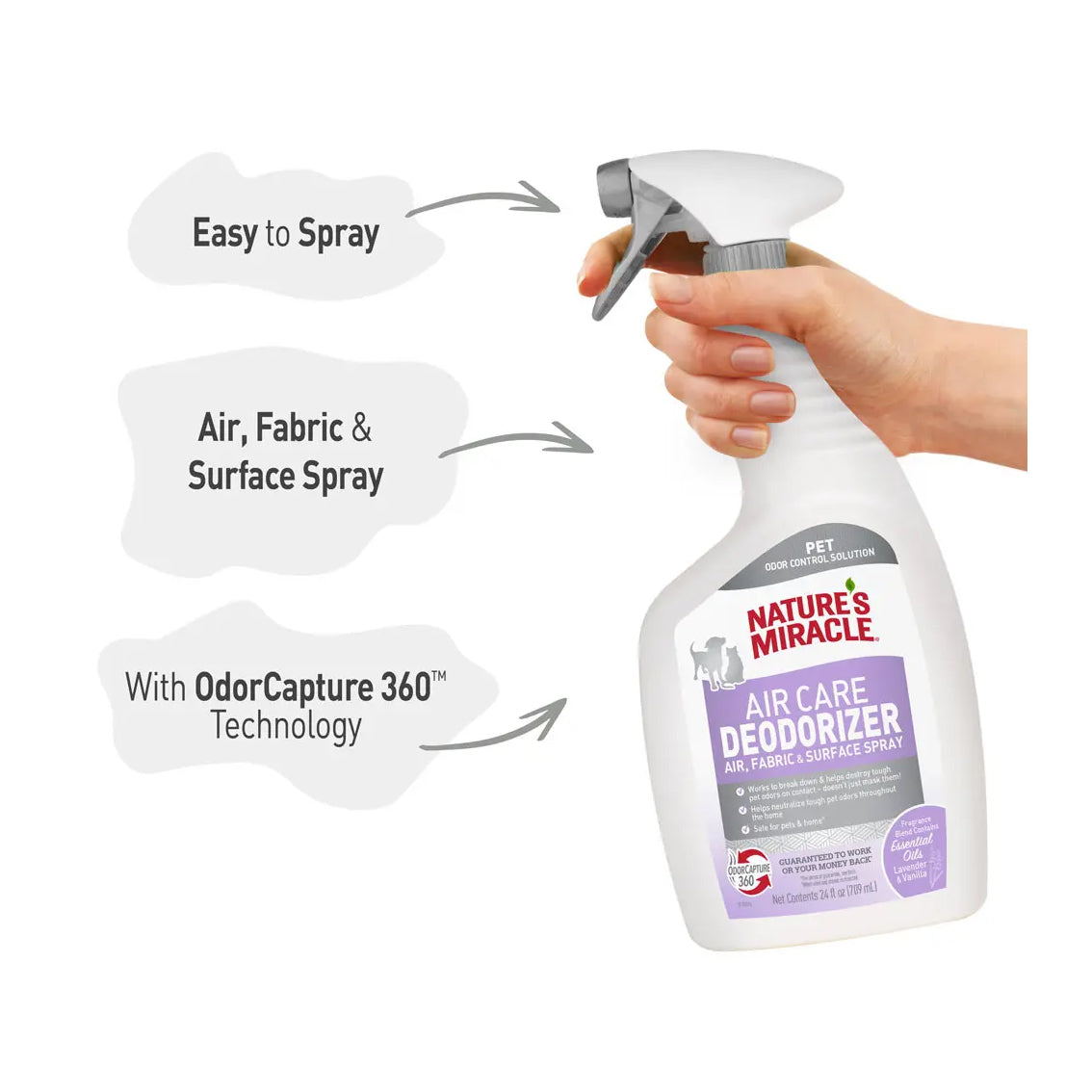 Nature's Miracle Air Care Deodorizer Lavender & Vanilla 709mL