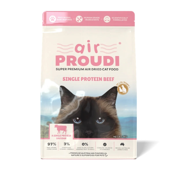 Air Proudi  Single Protein Beef Air-Dried Cat Food