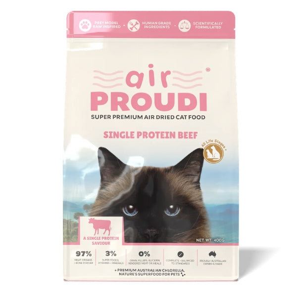 Air Proudi  Single Protein Beef Air-Dried Cat Food