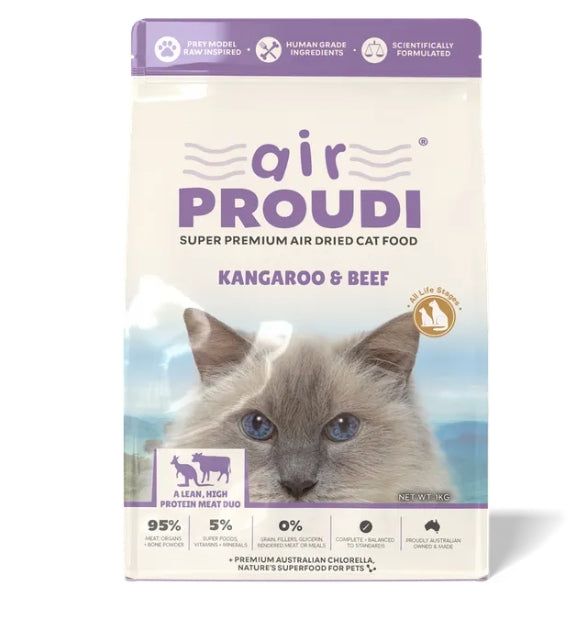 Air Proudi  Kangaroo & Beef Air-Dried Cat Food
