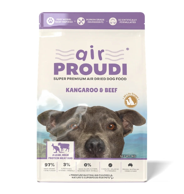 Air Proudi Kangaroo & Beef Air-Dried Dog Food