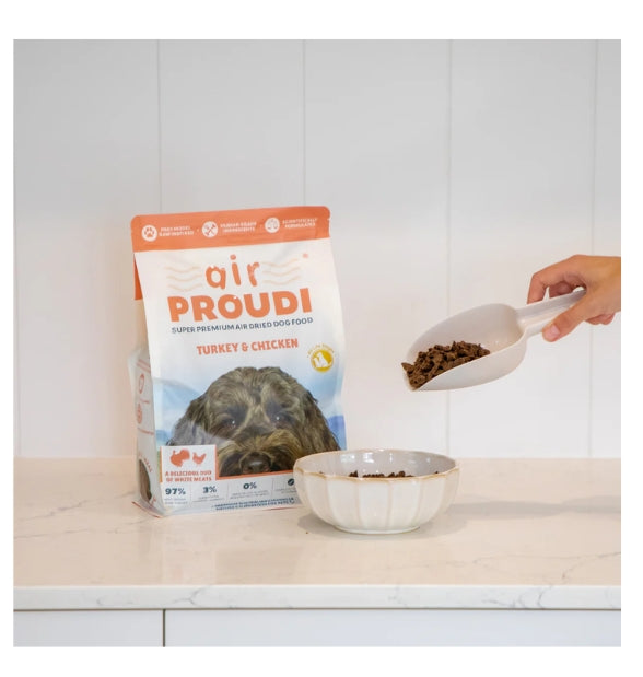 Air Proudi Turkey & Chicken Air-Dried Dog Food