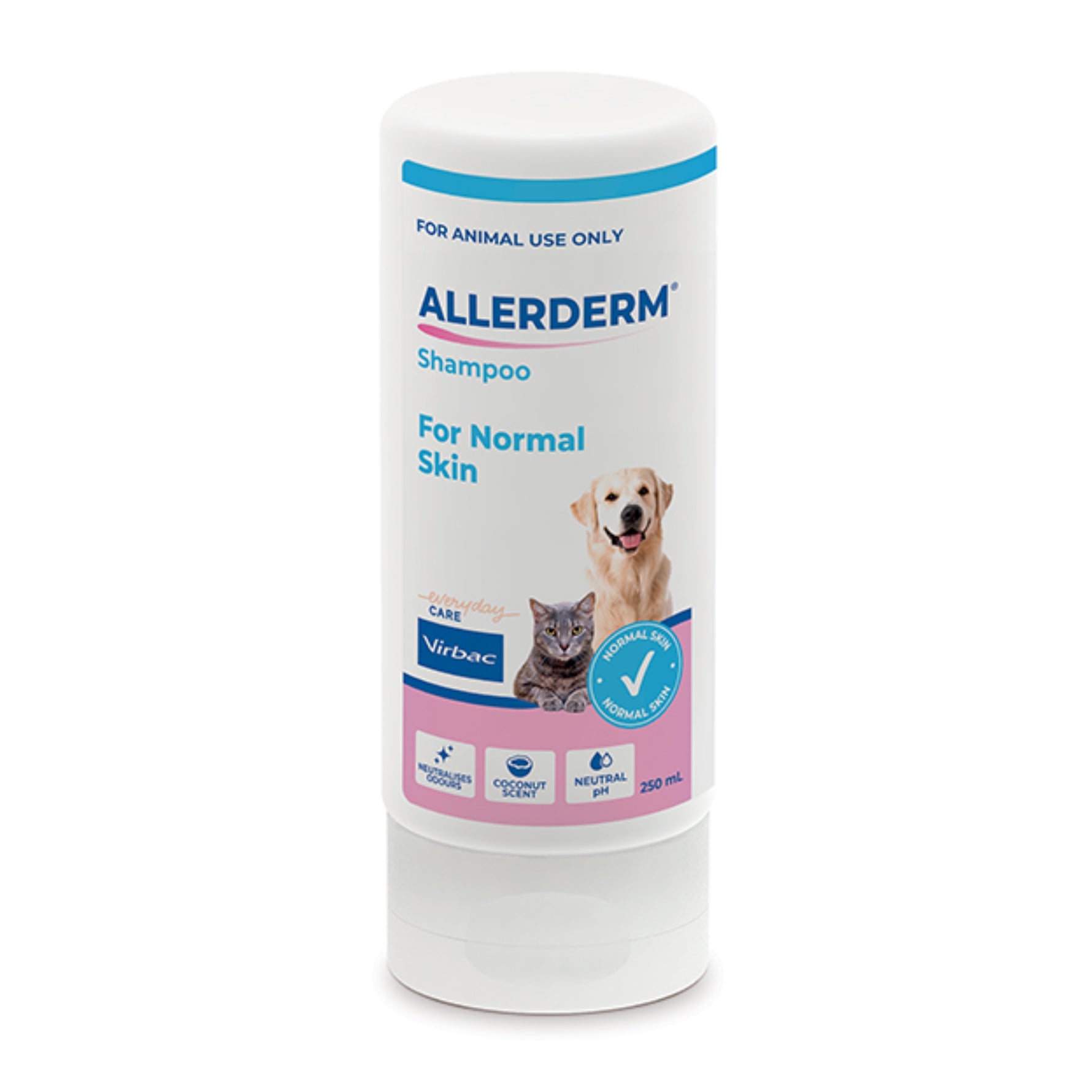 Virbac Allerderm Shampoo for Dogs & Cats - Normal Skin 250mL
