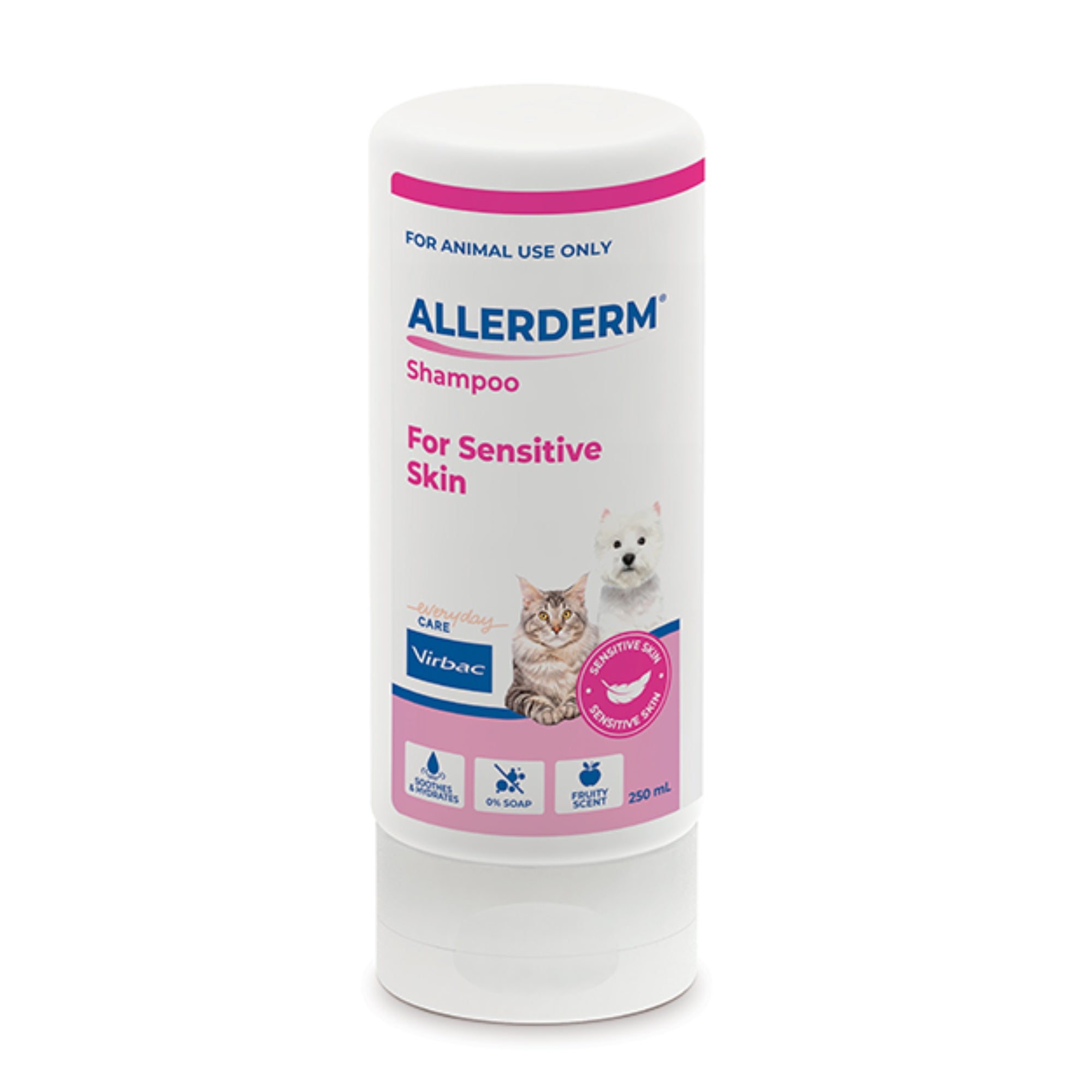 Virbac Allerderm Shampoo for Dogs & Cats - Sensitive Skin 250mL