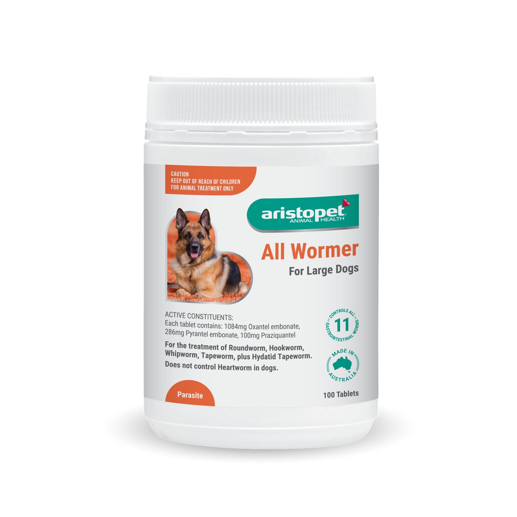 Aristopet All Wormer Tablets for Large Dogs