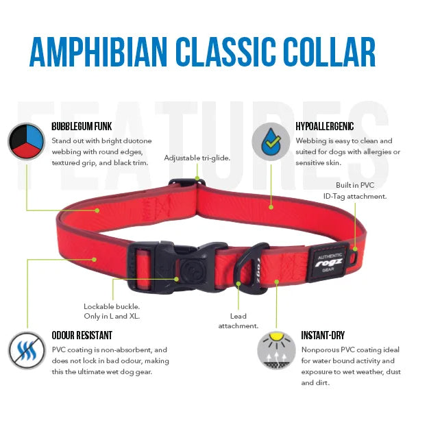 Rogz Amphibian Classic Collar