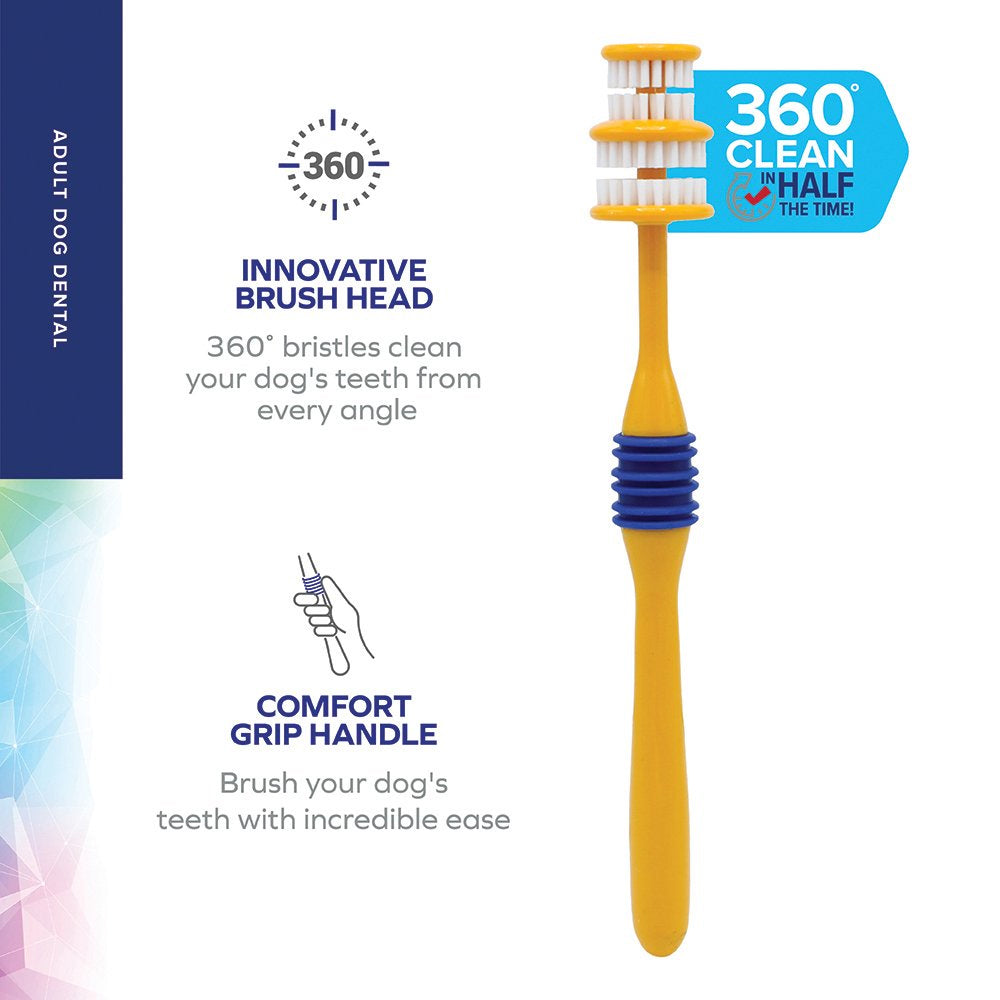 Arm & Hammer Fresh Spectrum 360 Degree Dog Toothbrush