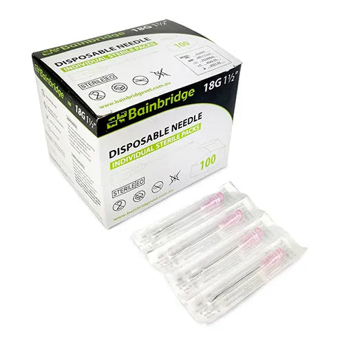 Bainbridge Disposable Needles  - Box of 100
