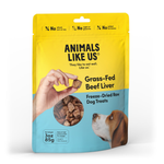 Animals Like Us New Zealand Grass-Fed Freeze Dried Raw Beef Liver Treats 85g