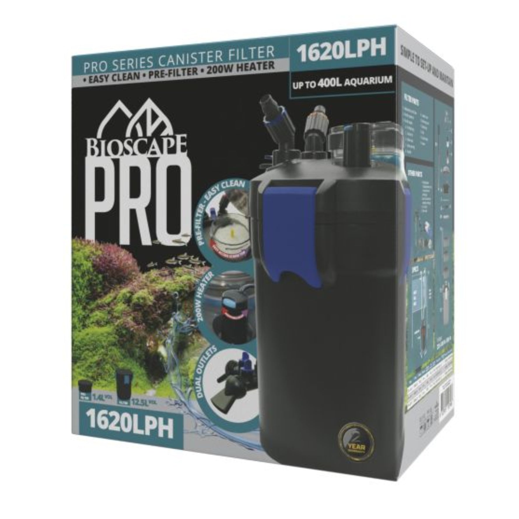Bioscope PRO Easy Clean Canister Filter with Heater