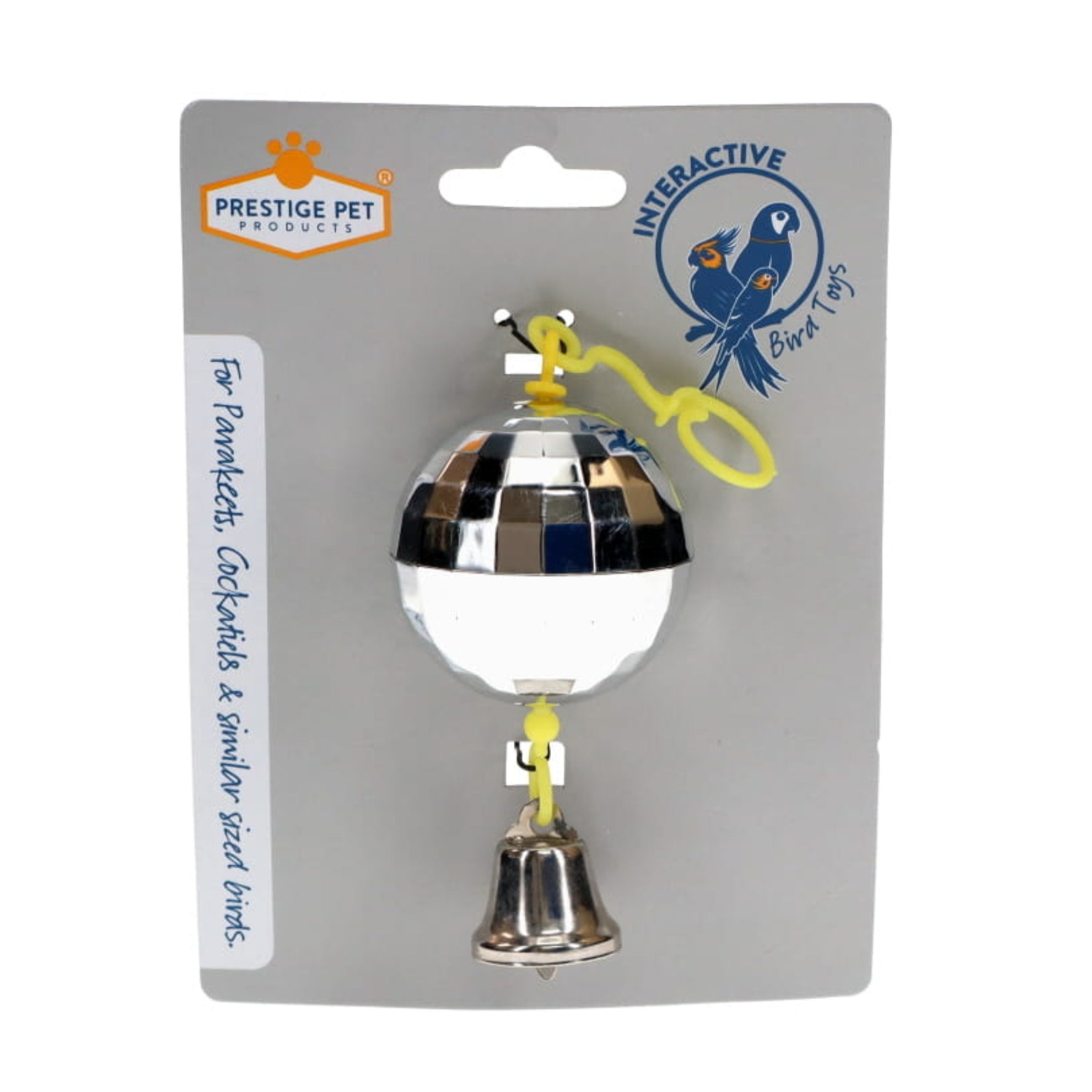Prestige Pet Disco Ball Interactive Bird Toy